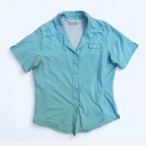 Columbia PFG Women's Tamiami II fishing shirt snaps UV protection Short Sleeves